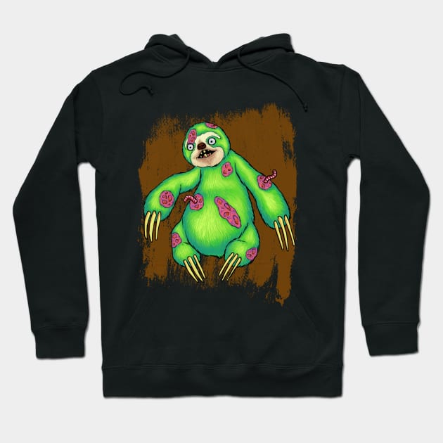 Zombie Sloth Hoodie by Jay Diloy